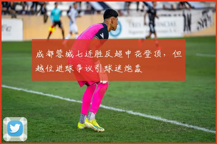 成都蓉城七连胜反超申花登顶,但越位进球争议引球迷炮轰